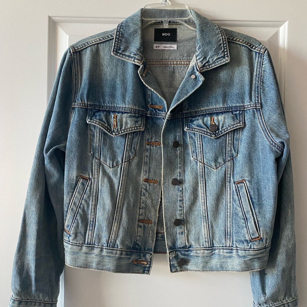 Embroidered jean jacket